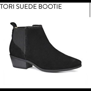 Jack Rogers Tori Suede Bootie Black Size 8